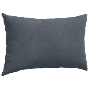 vidaXL Sofa Cushions 2 pcs Dark Grey 50 x 30 cm Corduroy