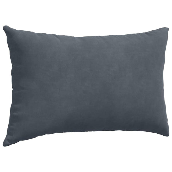vidaXL Sofa Cushions 2 pcs Dark Grey 50 x 30 cm Corduroy