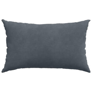 vidaXL Sofa Cushions 2 pcs Dark Grey 50 x 30 cm Corduroy