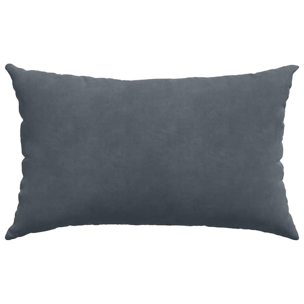 vidaXL Sofa Cushions 2 pcs Dark Grey 50 x 30 cm Corduroy