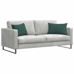 Sofakissen 2er Set Dunkelgrün Cord 60x40