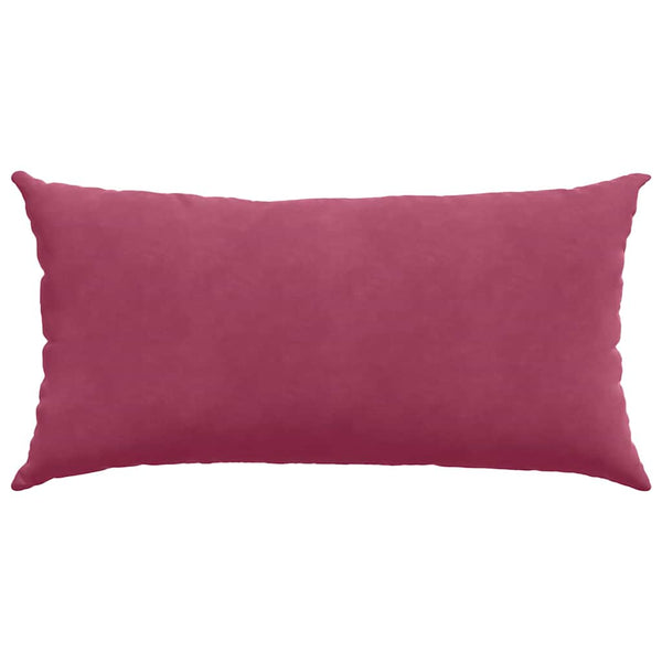 Sofakissen 2er Set Weinrot Cord 80x40 cm