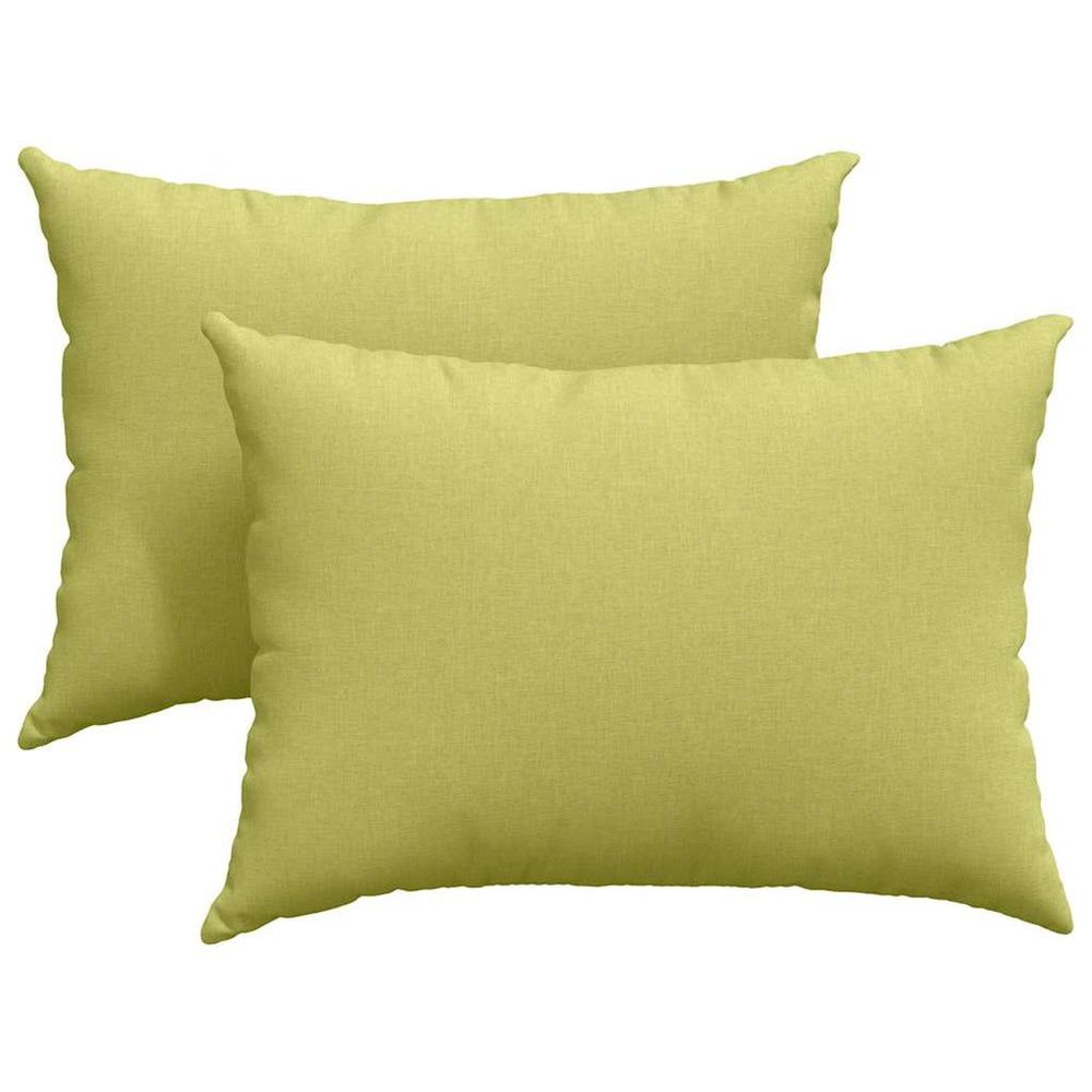 vidaXL Sofa Cushions 2 pcs Light Green 70 x 50 cm Fabric