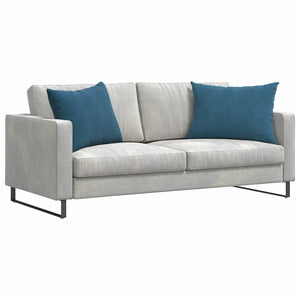 vidaXL Sofa Cushions 2 pcs Blue 70x50 cm Corduroy