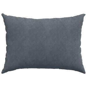 vidaXL Sofa Cushions 2 pcs Dark Grey 70 x 50 cm Corduroy