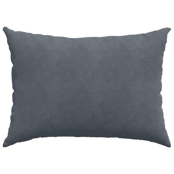 vidaXL Sofa Cushions 2 pcs Dark Grey 70 x 50 cm Corduroy