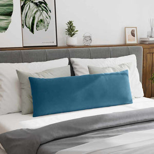 Sofakissen 2er Set Blau Cord 120x40cm