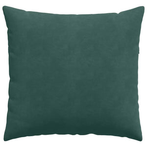 vidaXL Sofa Cushions 2 pcs Dark Green 45 x 45 cm Corduroy
