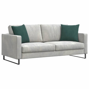 vidaXL Sofa Cushions 2 pcs Dark Green 45 x 45 cm Corduroy