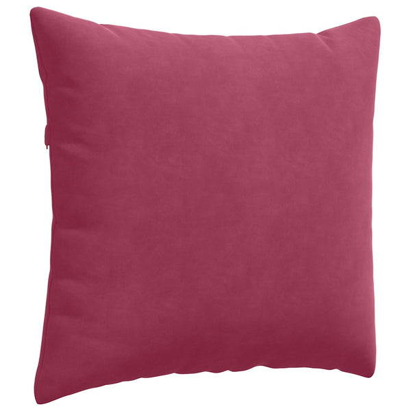 vidaXL Sofa Cushions 2 pcs Wine Red 45 x 45 cm Corduroy