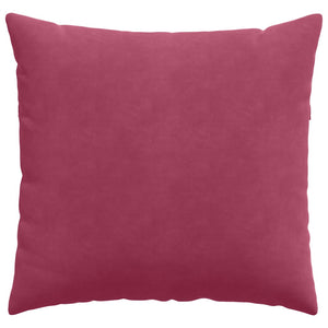vidaXL Sofa Cushions 2 pcs Wine Red 45 x 45 cm Corduroy