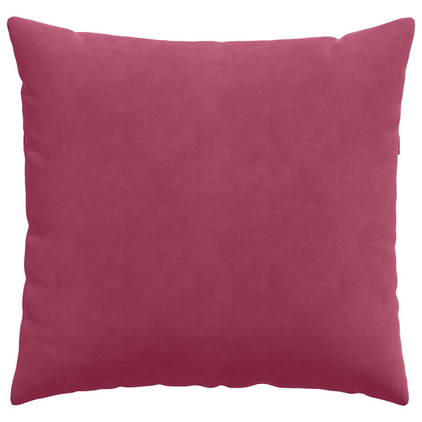 vidaXL Sofa Cushions 2 pcs Wine Red 45 x 45 cm Corduroy