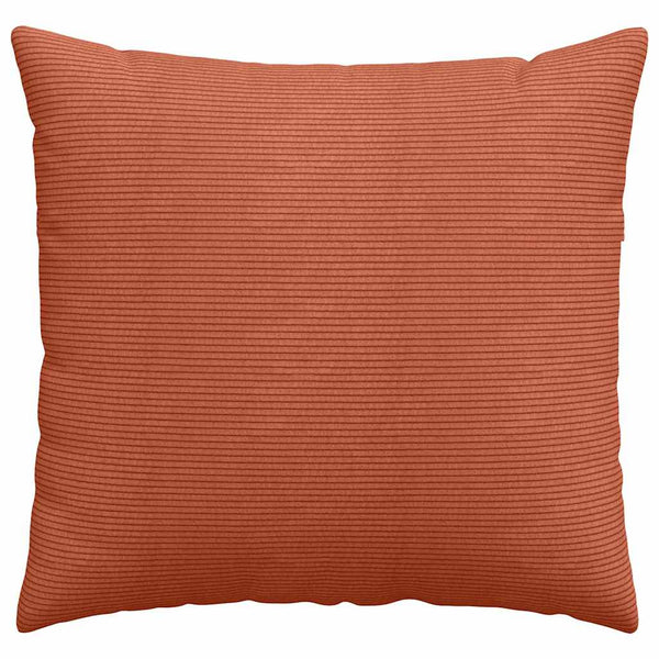 vidaXL Sofa Cushions 2 pcs Red-Orange 45 x 45 cm Corduroy