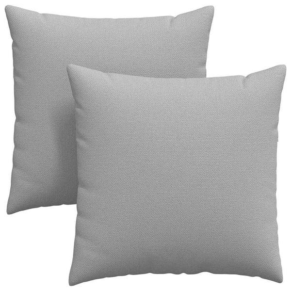 vidaXL Sofa Cushions 2 pcs Cloud Grey 60 x 60 cm Fabric