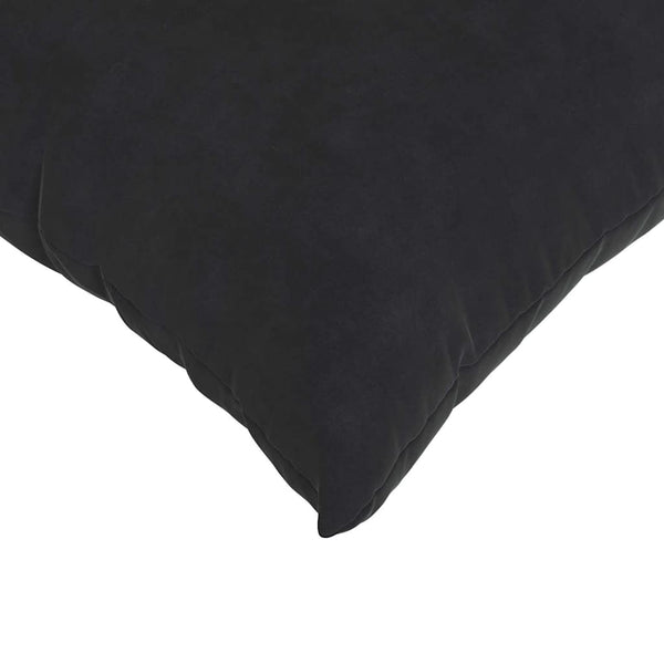 Sofakissen Set Schwarz Cord 80x80cm