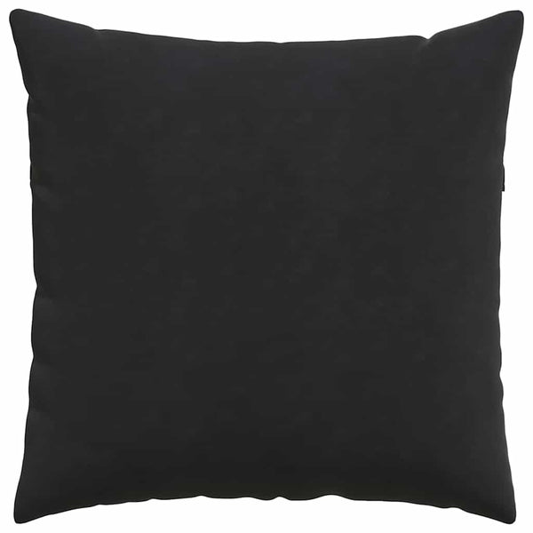 Sofakissen Set Schwarz Cord 80x80cm