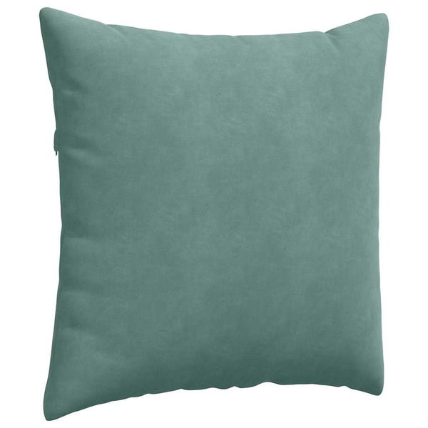 Sofakissen 2er Set, Cord Meergrün 80x80cm