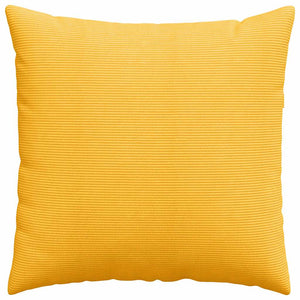 Cord Sofakissen Gelb 80x80cm 2er-Set