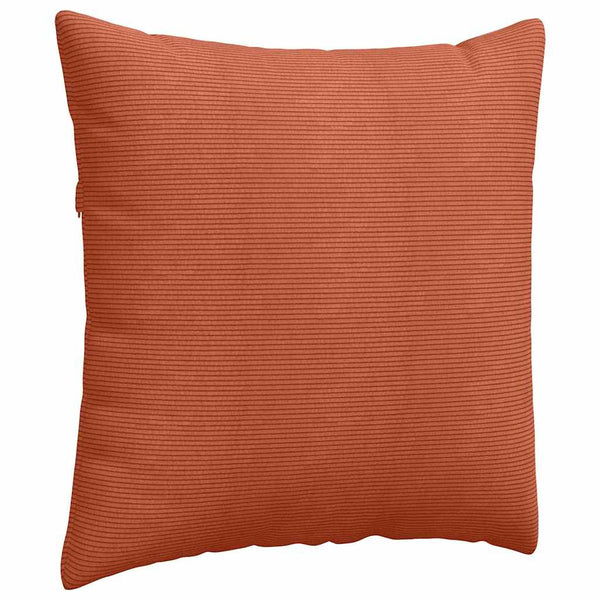 Cord Sofakissen 2er Set Rot-Orange 80x80