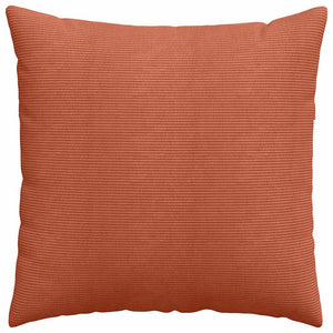 Cord Sofakissen 2er Set Rot-Orange 80x80
