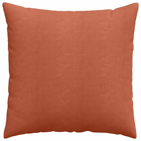 Cord Sofakissen 2er Set Rot-Orange 80x80