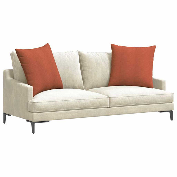 Cord Sofakissen 2er Set Rot-Orange 80x80