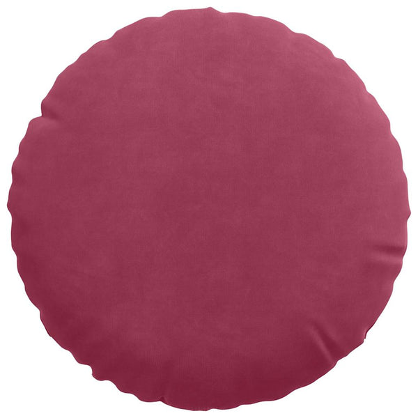 Weinrote Samt Sitzkissen, 2er Set