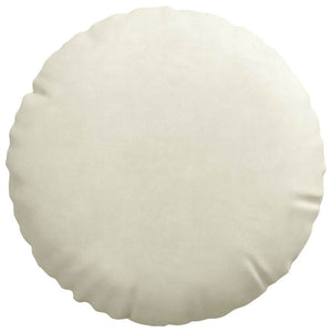 Sitzkissen 2er Set Creme Samt Ø30cm