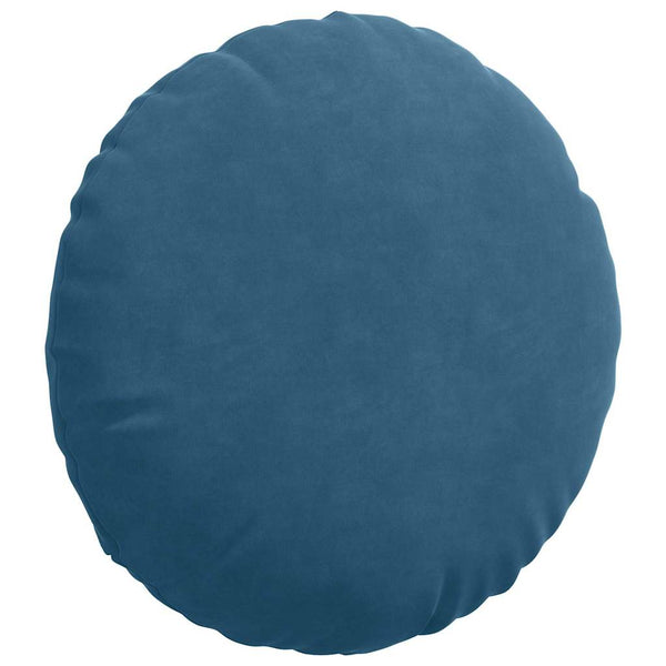 Samt Sitzkissen Blau 2er Set Ø 40cm