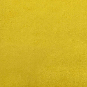 vidaXL Seat Cushion 2 pcs Yellow Ø50 x 19 cm Velvet