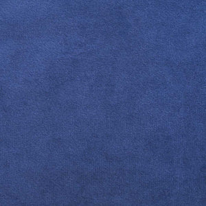 vidaXL Seat Cushions 2 pcs Police Blue Ø50 x 19 cm Velvet