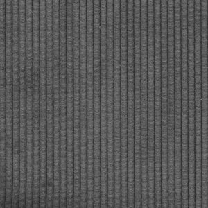 vidaXL Seat Cushions 2 pcs Dark Grey Ø50 x 19 cm Corduroy