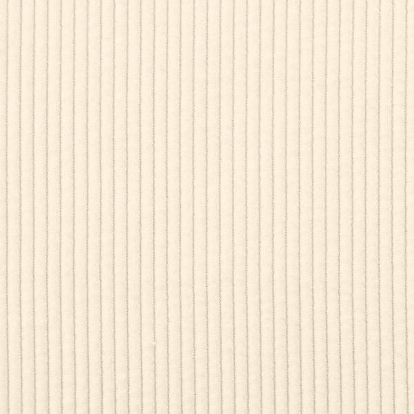 vidaXL Seat Cushions 2 pcs Cream Ø50 x 19 cm Cord Fabric