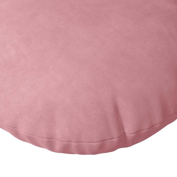 vidaXL Seat Cushions 2 pcs Pink Ø60 x 21 cm Velvet