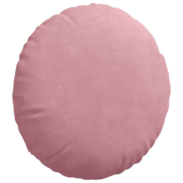 vidaXL Seat Cushions 2 pcs Pink Ø60 x 21 cm Velvet