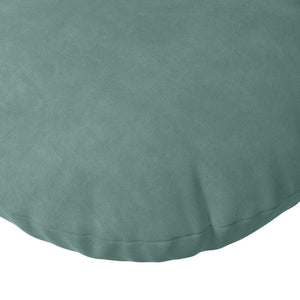 vidaXL Seat Cushions 2 pcs Sea Green Ø60 x 21 cm Velvet