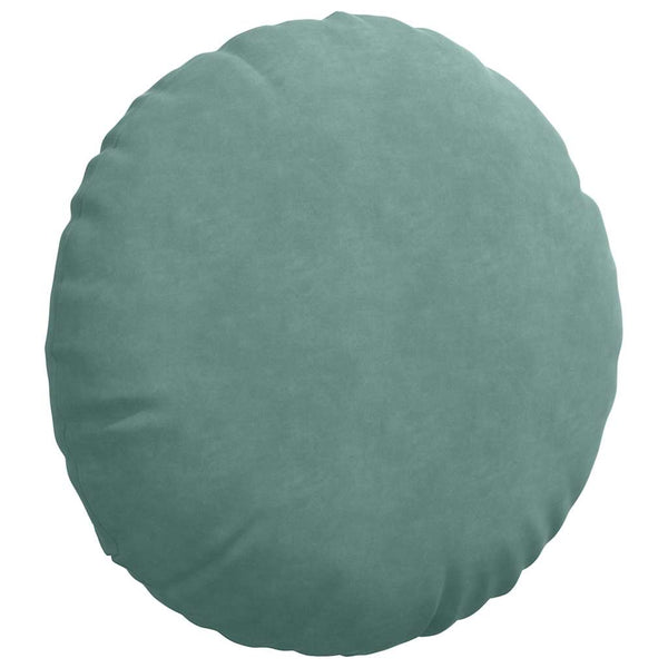 vidaXL Seat Cushions 2 pcs Sea Green Ø60 x 21 cm Velvet