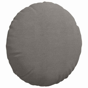 vidaXL Seat Cushions 2 pcs Light Grey Ø60 x 21 cm Corduroy