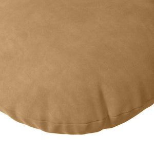 vidaXL Seat Cushions 2 pcs Brown Ø 80 x 29 cm Velvet