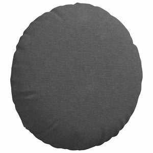 vidaXL Seat Cushions 2 pcs Dark Grey Ø 80 cm Corduroy