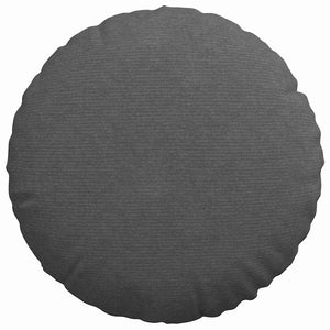 vidaXL Seat Cushions 2 pcs Dark Grey Ø 80 cm Corduroy