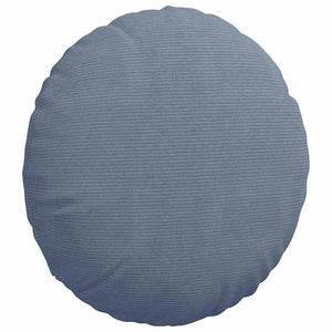 vidaXL Floor Cushions 2 pcs Blue Ø 80 cm Corduroy