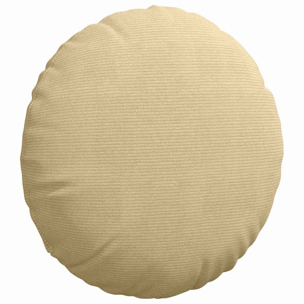 vidaXL Seat Cushions 2 pcs Grey-Green Ø 80 cm Corduroy