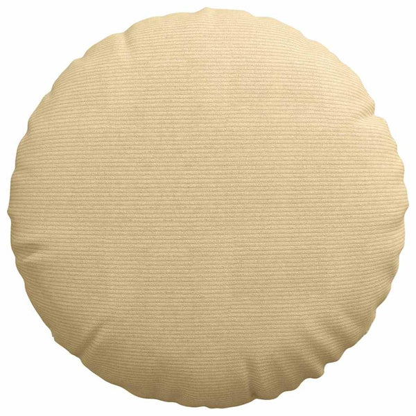 vidaXL Seat Cushions 2 pcs Grey-Green Ø 80 cm Corduroy