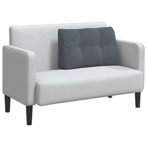 vidaXL Back Cushion Dark Grey 80 x 24 x 50 cm Velvet