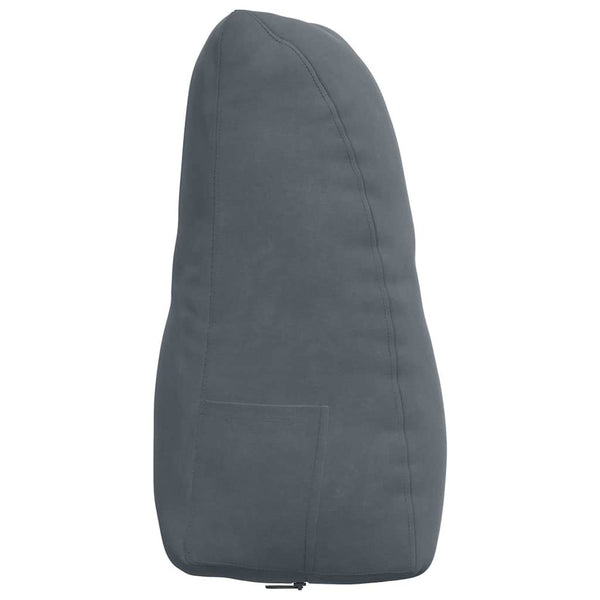 vidaXL Back Cushion Dark Grey 80 x 24 x 50 cm Velvet