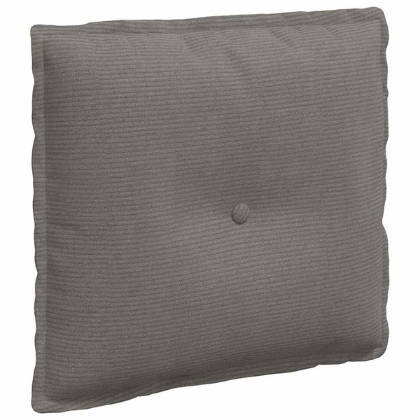 vidaXL Back Cushion Light Gray 50 x 45 cm Corduroy