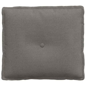 vidaXL Back Cushion Light Gray 50 x 45 cm Corduroy