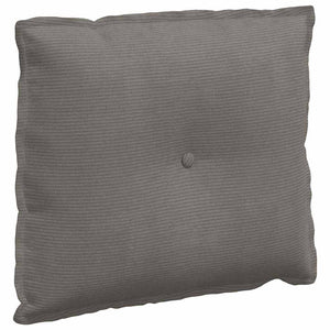 vidaXL Back Cushion Light Grey 60 x 50 cm Corduroy