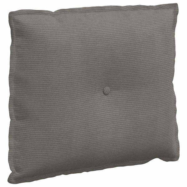vidaXL Back Cushion Light Grey 60 x 50 cm Corduroy